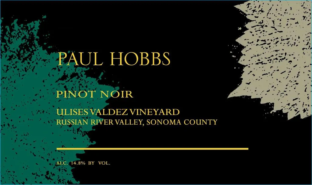 Ulises Valdez Vineyard Pinot Noir Bottle