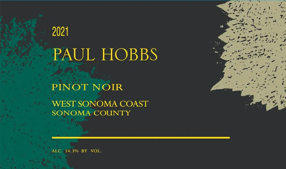 West Sonoma Coast Pinot Noir Bottle