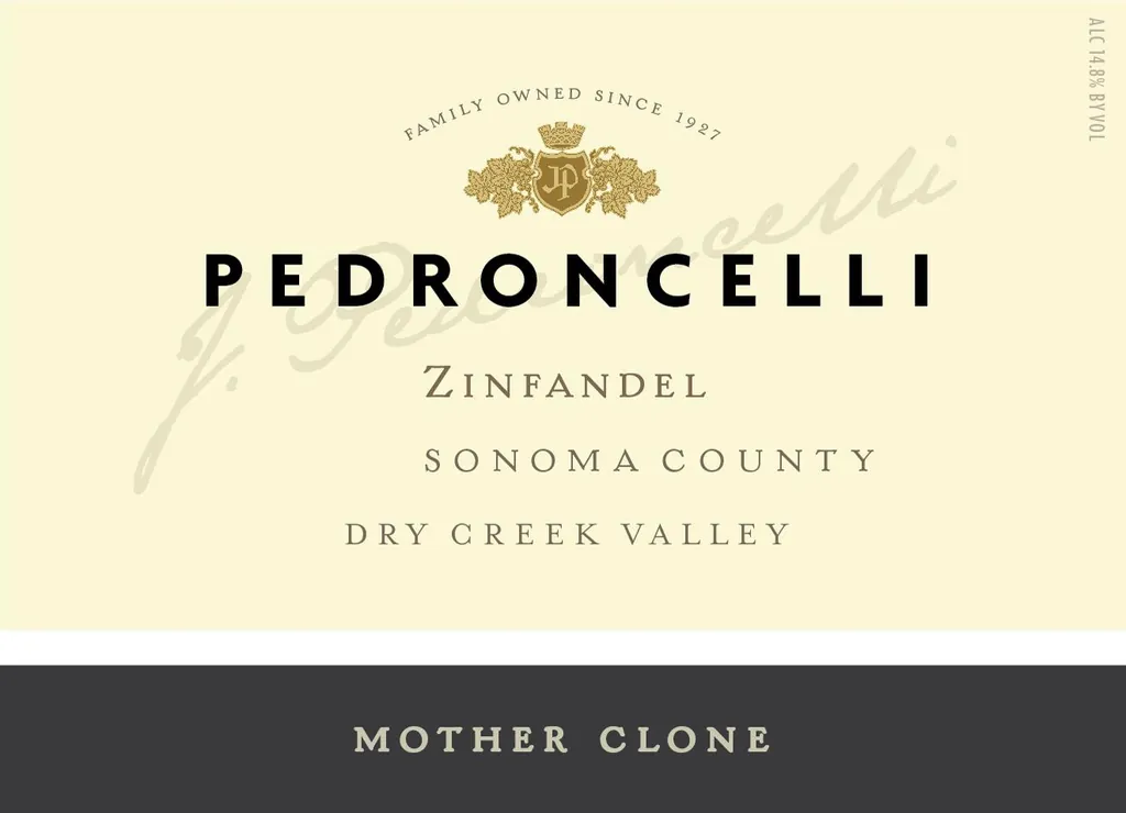 Mother Clone Zinfandel Bottle