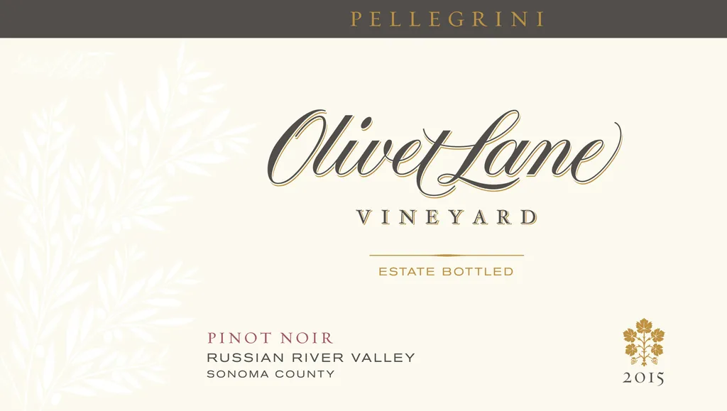Olivet Lane Vineyard Pinot Noir Bottle