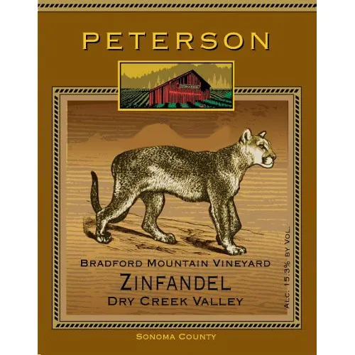 Peterson Dry Creek Zinfandel Bottle