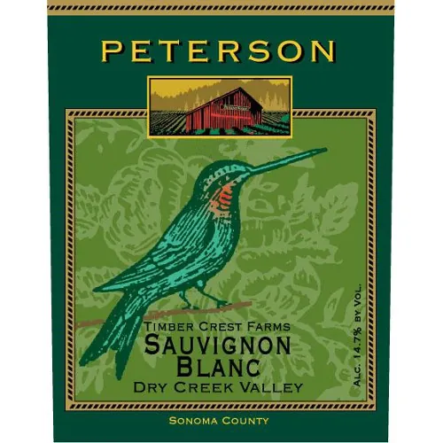 Peterson Timber Crest Farms Sauvignon Blanc Bottle