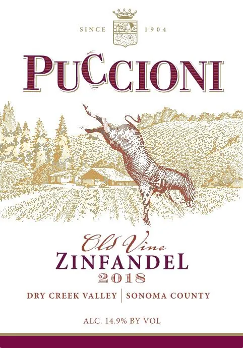 Old Vine Zinfandel Bottle