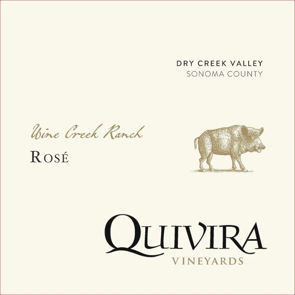 Wine Creek Ranch Rose Bottle