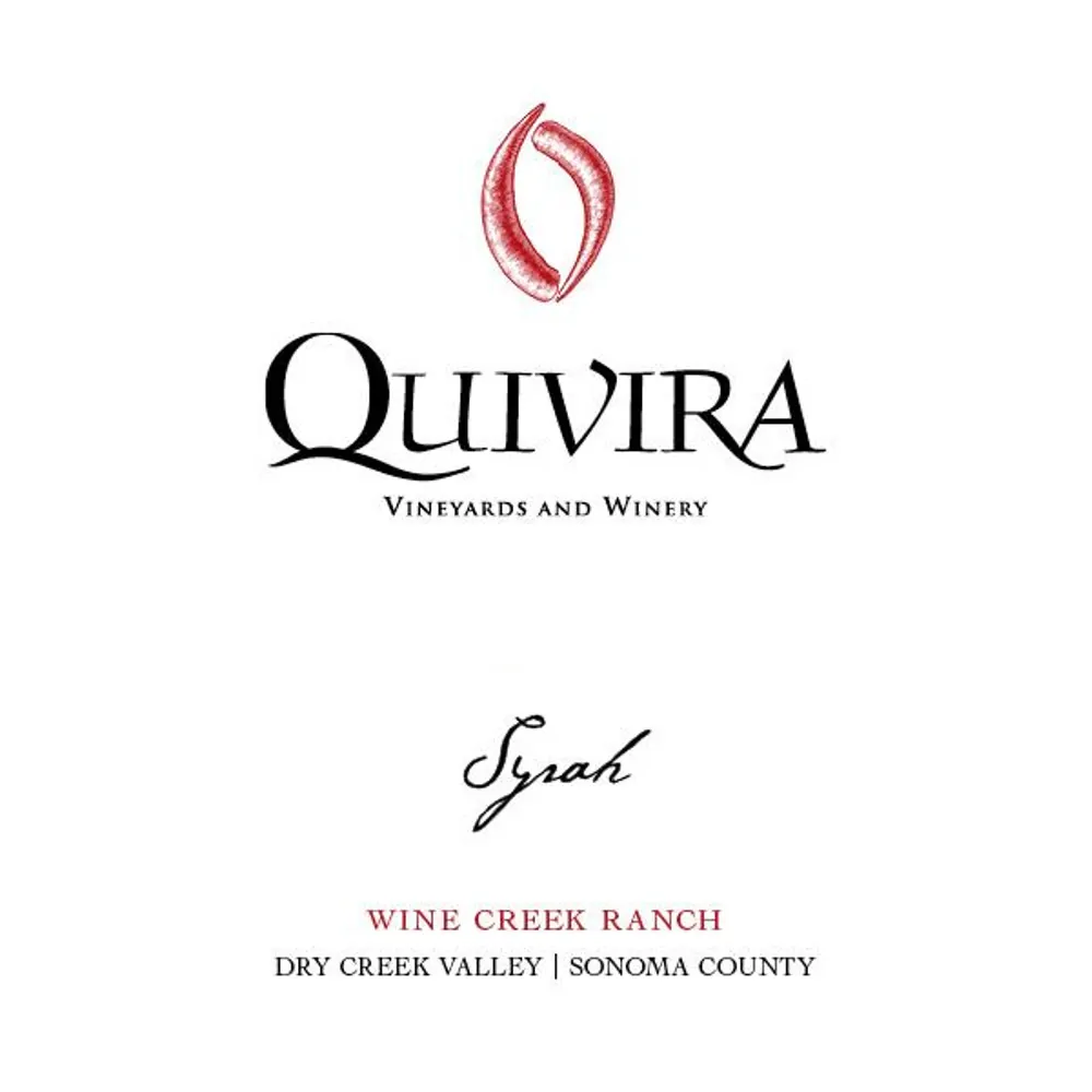 Wine Creek Ranch Syrah Bottle