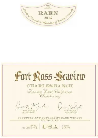 Charles Ranch Vineyard Chardonnay Bottle