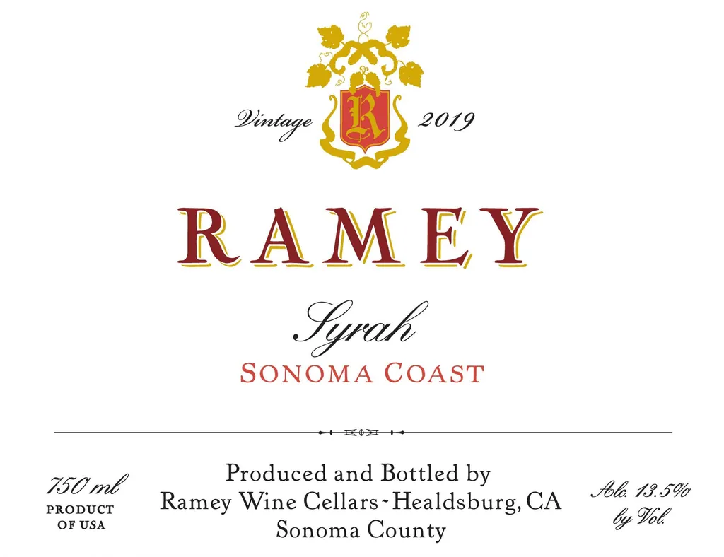 Sonoma Coast Syrah Bottle