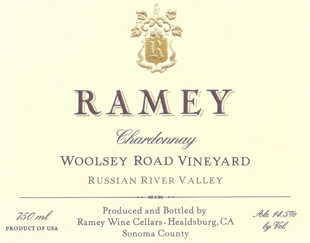 Woolsey Road Vineyard Chardonnay Bottle
