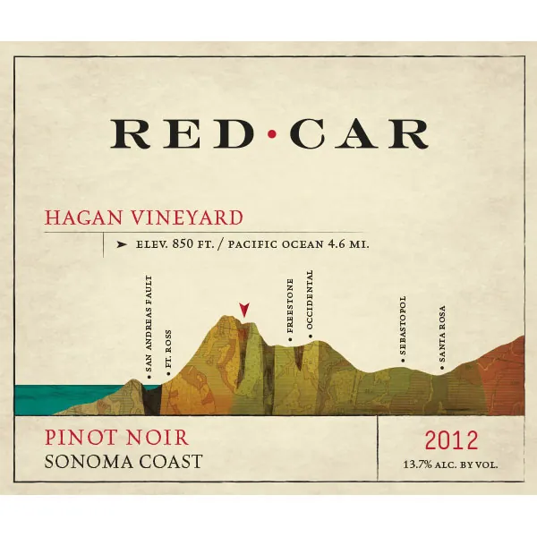 Hagan Vineyard Pinot Noir Bottle