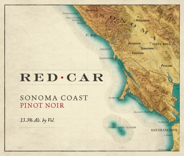Sonoma Coast Pinot Noir Bottle