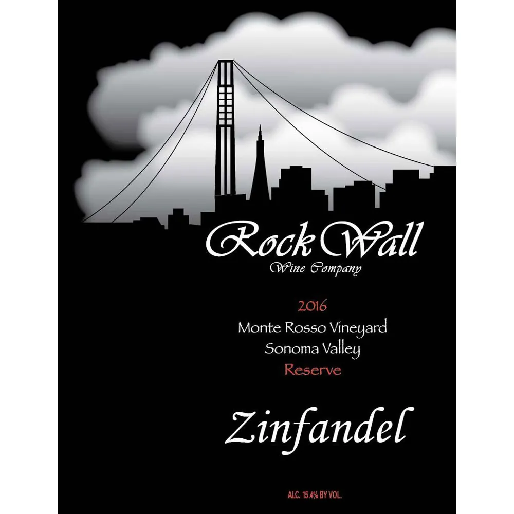 Monte Rosso Reserve Zinfandel Bottle