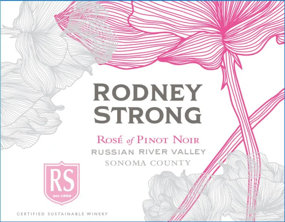 Rose of Pinot Noir Bottle