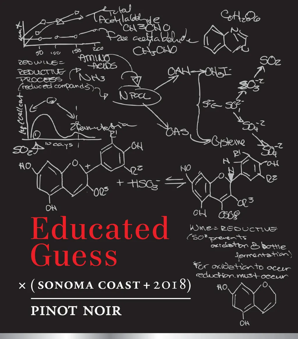 Educated Guess Pinot Noir Bottle