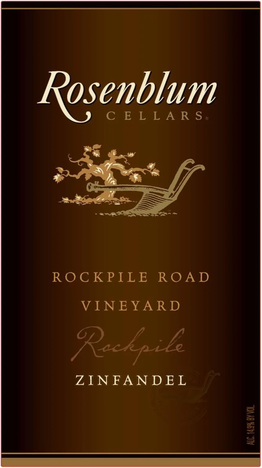 Rockpile Road Zinfandel Bottle
