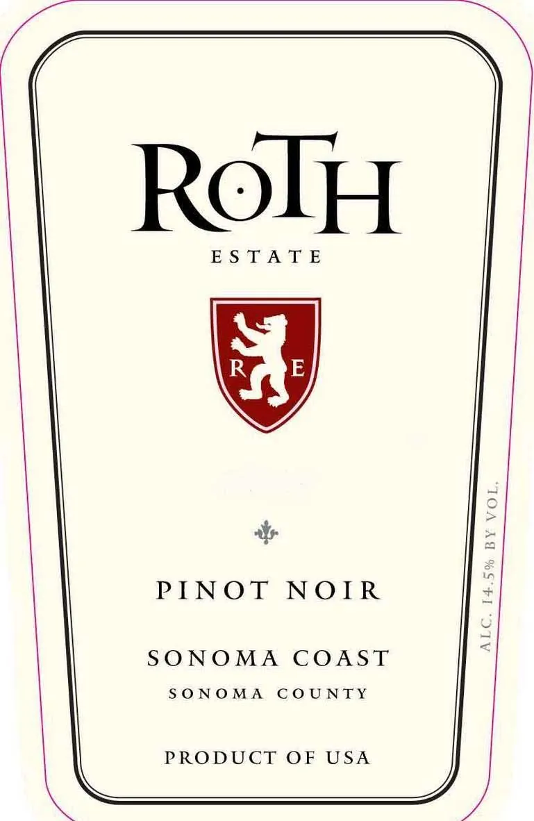 Sonoma Coast Pinot Noir Bottle