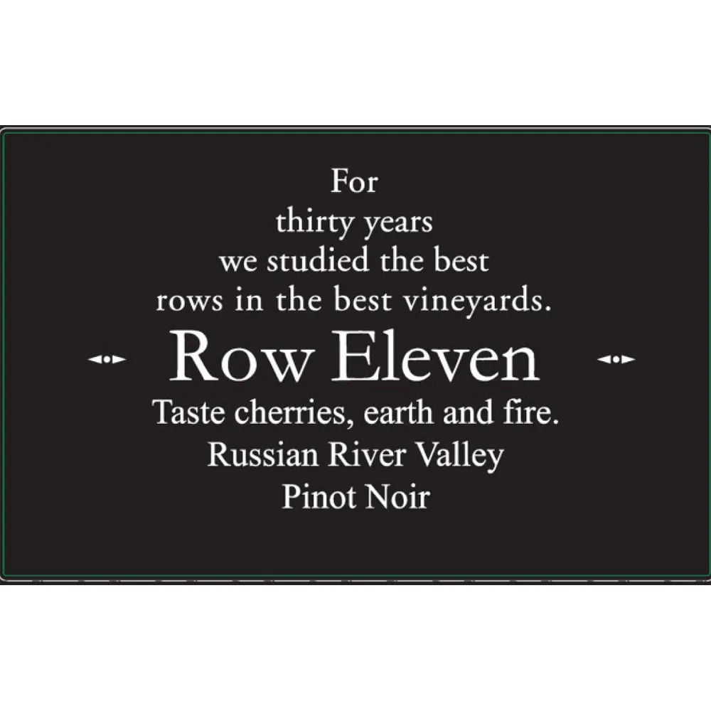 Russian River Pinot Noir Bottle