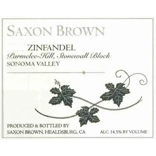 Stonewall Zinfandel Bottle