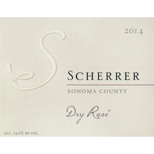 Sonoma County Dry Rose Bottle