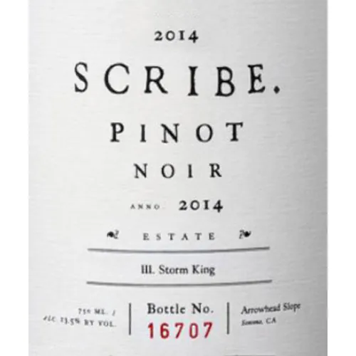 Estate Pinot Noir Bottle