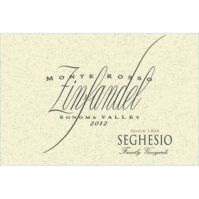 Monte Rosso Zinfandel Bottle