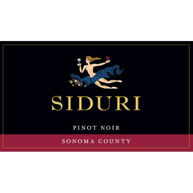Sonoma County Pinot Noir Bottle