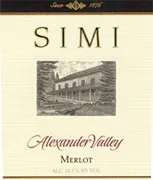 Alexander Valley Merlot Bottle