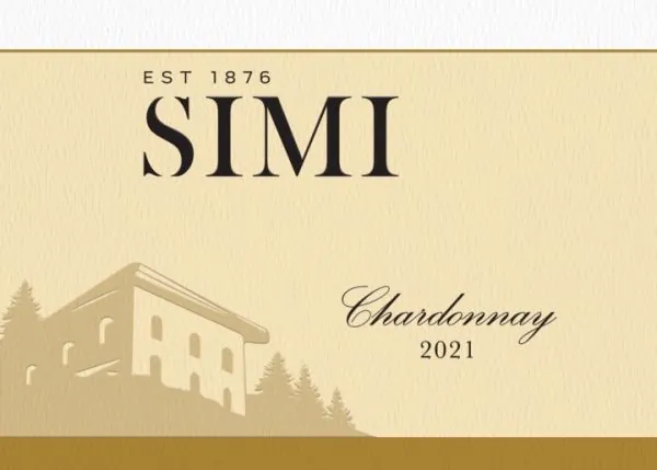 California Chardonnay Bottle
