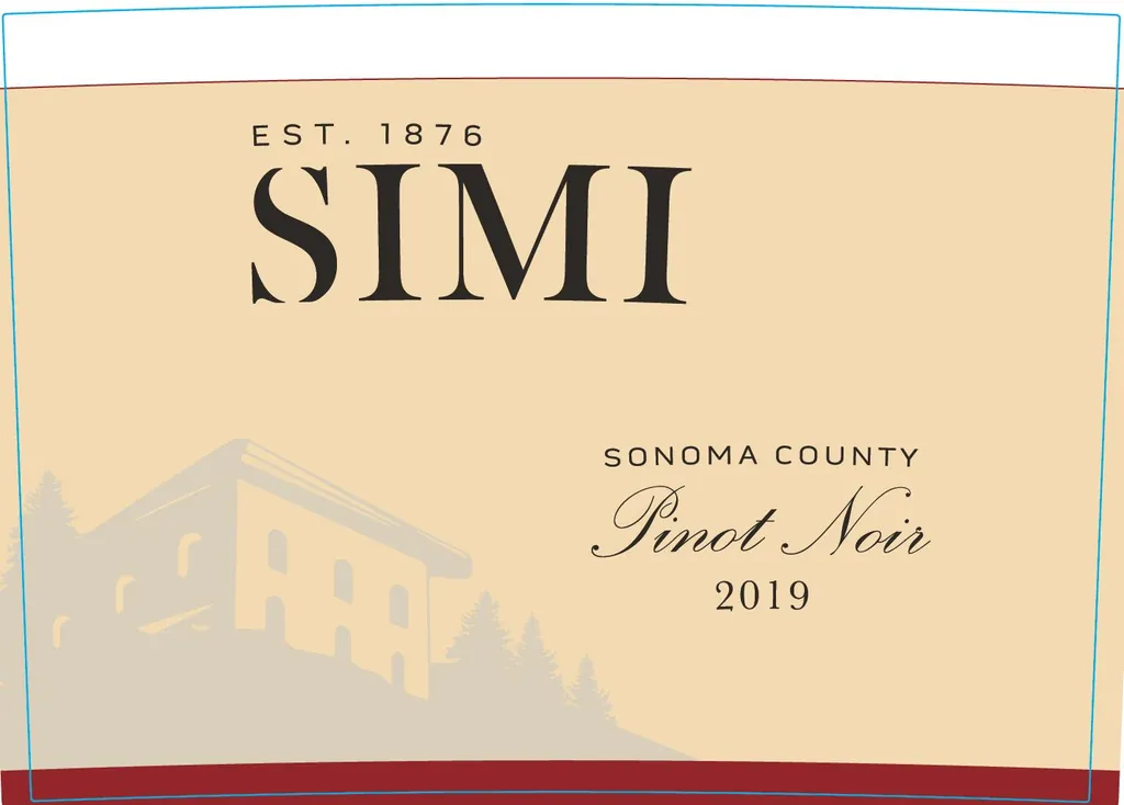 Sonoma Pinot Noir Bottle