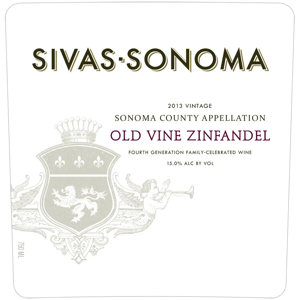 Old Vine Zinfandel Bottle