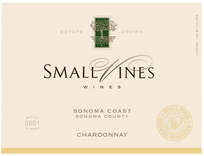Sonoma Coast Chardonnay Bottle