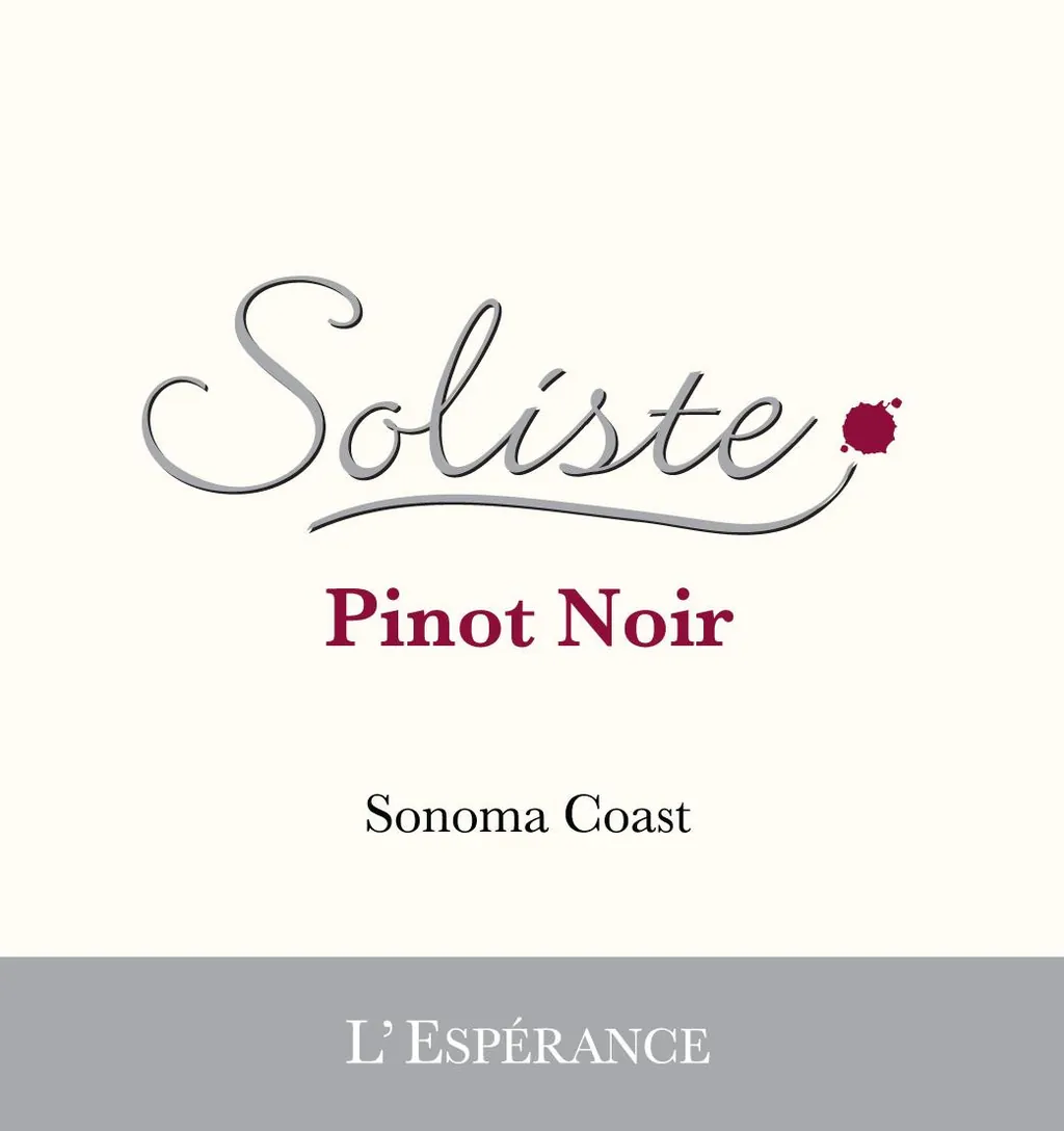 L Esperance Pinot Noir Bottle