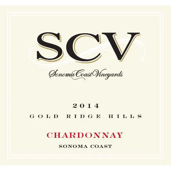 Gold Ridge Hills Chardonnay Bottle