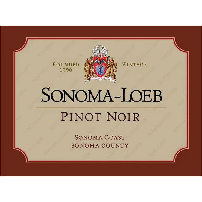Sonoma-Loeb Sonoma Coast Pinot Noir Bottle