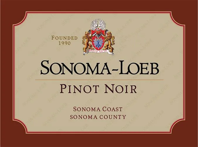 Sonoma-Loeb Sonoma County Pinot Noir Bottle