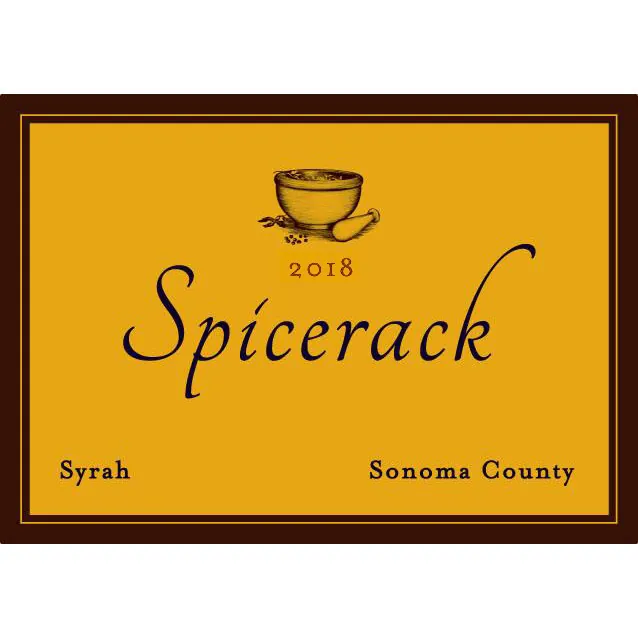 Sonoma County Syrah Bottle