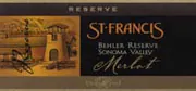Behler Vineyard Reserve Merlot Bottle