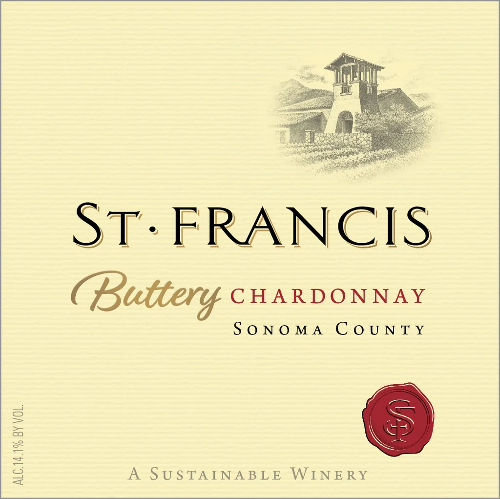 Buttery Chardonnay Bottle