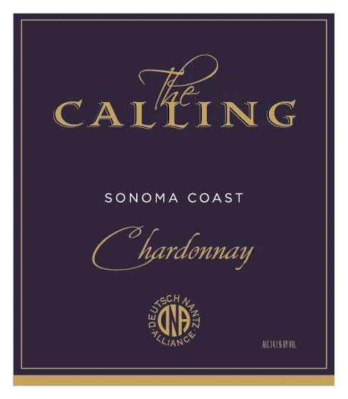 Sonoma Coast Chardonnay Bottle