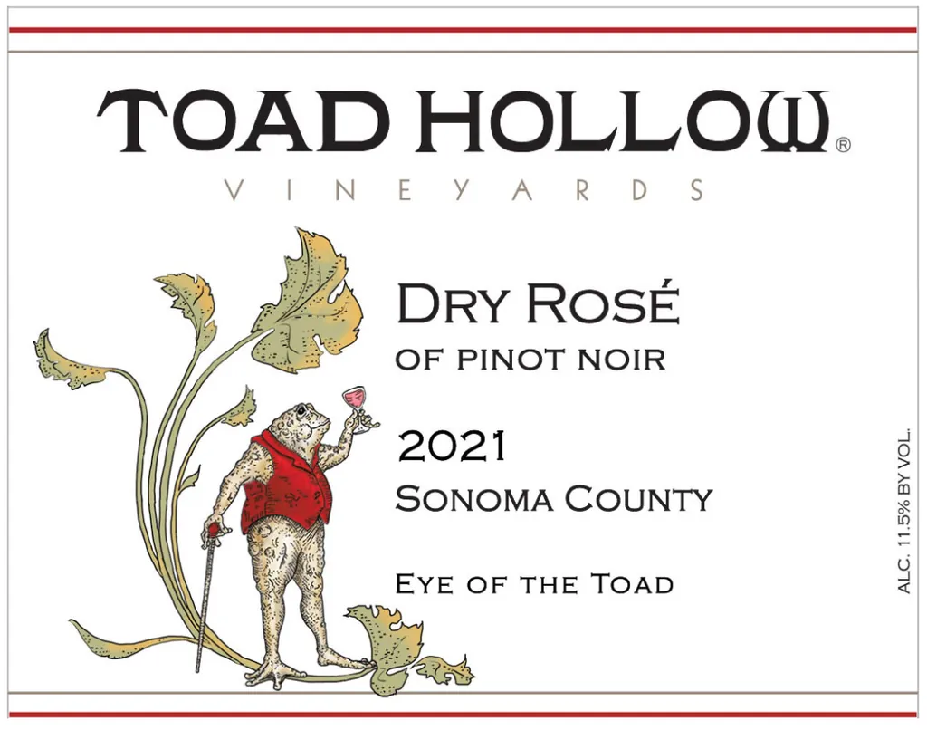 Eye of the Toad Dry Rose of Pinot Noir Bottle