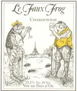 Le Faux Frog Chardonnay Bottle