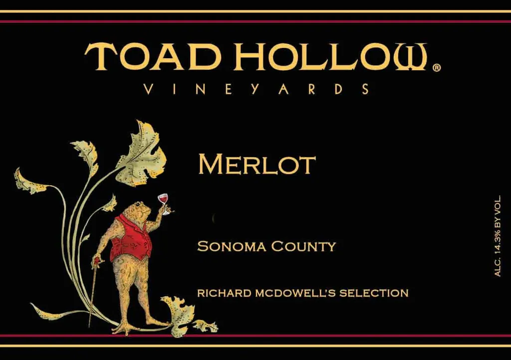 Sonoma Merlot Bottle