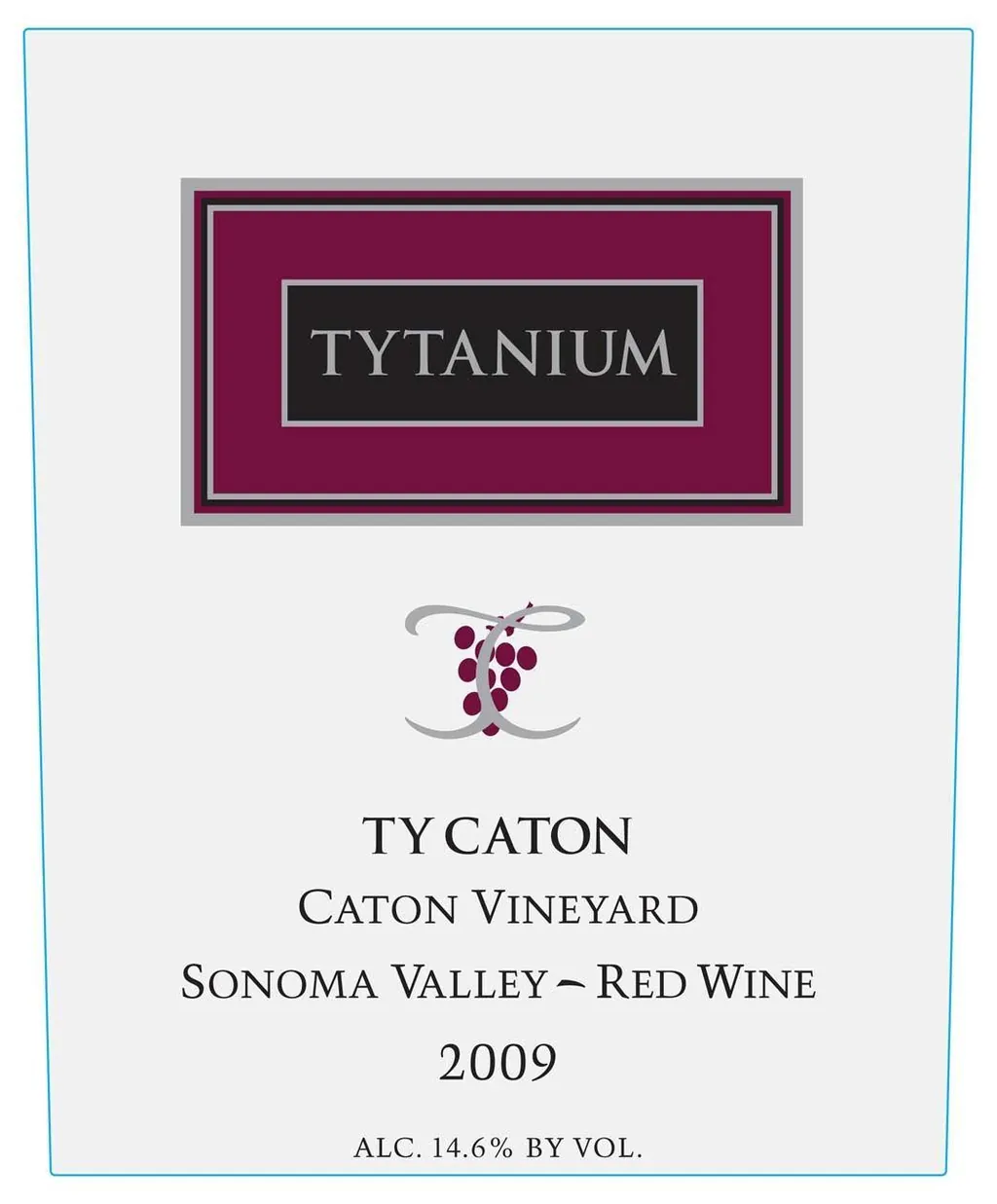 Tytanium Caton Vineyard Red Bottle
