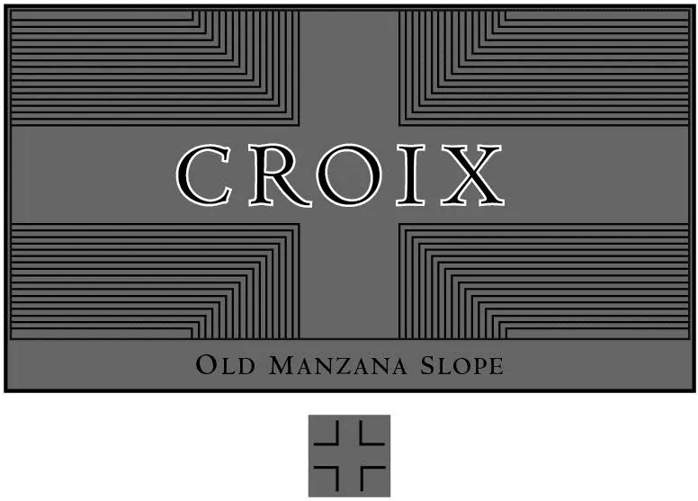 Croix Old Manzana Slope Pinot Noir Bottle