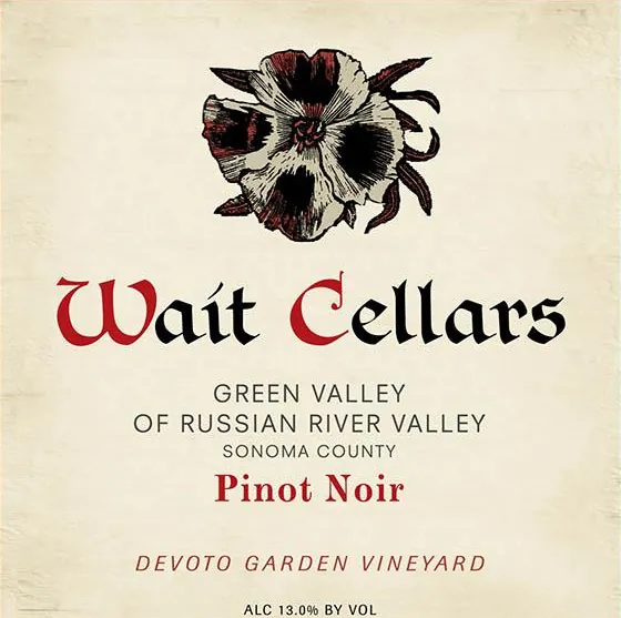 Devoto Garden Vineyard Pinot Noir Bottle