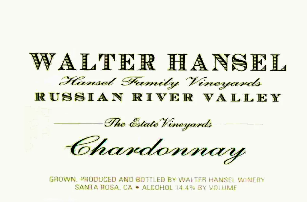 Estate Chardonnay Bottle