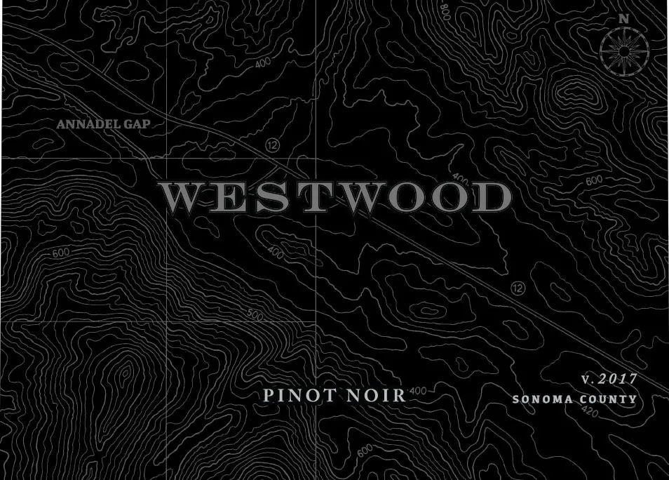 Sonoma County Pinot Noir Bottle