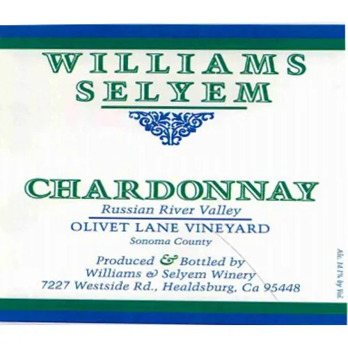 Olivet Lane Chardonnay Bottle