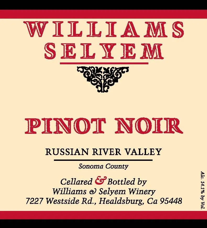 Russian River Valley Pinot Noir Bottle