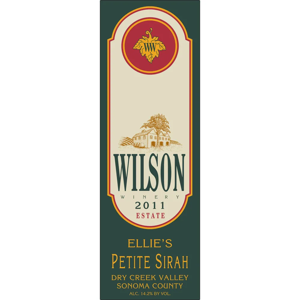 Estate Ellie's Vineyard Petite Sirah Bottle