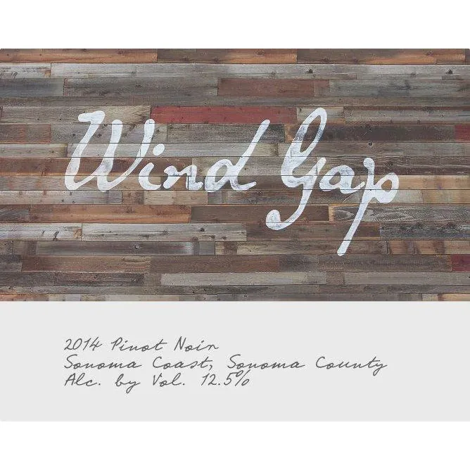 Sonoma Coast Pinot Noir Bottle